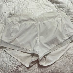 Lululemon white shorts